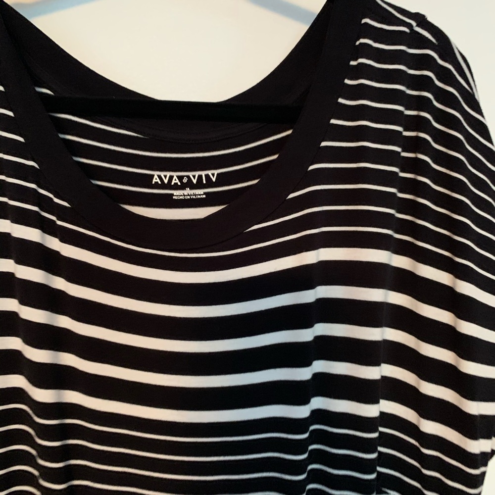 Ava & Viv black and white maxi dress
